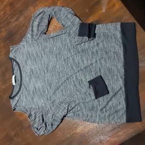 Cold shoulder long sleeve shirt